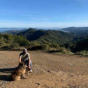 Tom Steyer Instagram - Happy New Year from Mt. Tam. Here w/ Togo and Kiwi, ready for a bright 2021.