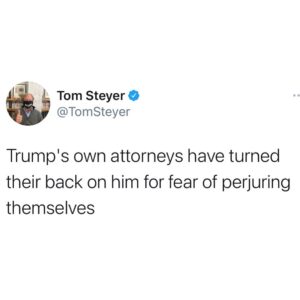 Tom Steyer Instagram - Imagine being so corrupt your attorneys drop the case.