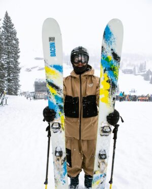 Tom Wallisch Instagram - WIN Skis from LINE and listen to the 🆕 GOOD ENOUGH Podcast Episode 5: @twallisch , now live! 🎙️🥨

🔗 Link in bio, on Spotify and Apple Podcasts 

Win either #lineTWpro or the new TW PRO #LINEbacon 122 just:
• LIKE this post
• FOLLOW @goodenoughbgk @twallisch @lineskis 
• TAG a friend in the comments
• LISTEN to the new episode or else
*story share for additional entries*
Winner announced Friday via IG story!

#LINEskis X #GOODENOUGHBGK