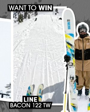 Tom Wallisch Instagram - 🔥GIVEAWAY🔥

This week we have a HUGE giveaway with @lineskis & @twallisch! We have a FREE pair of the all new Limited Edition Bacon 122 TW on offer! 

This is the ski Tom Wallisch has been using to crush in the backcountry, butter and stomp in the deepest pow!

Head to the 🔗 in our B!0 to enter now for your chance to WIN!

#nsfamous