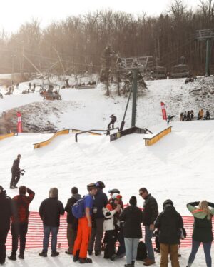 Tom Wallisch Instagram - 🚨 Attention East Coasters! $16,000 total up for grabs at the @toyotausa Takeover Weekend Rail Jam! February 24th at @7springspa ! Men/women and Ski/snowboard categories, cash prizes and a super fun setup for all abilities! See you all there! Link in BIO for details/registration