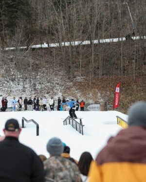 Tom Wallisch Instagram - 🚨 Attention East Coasters! $16,000 total up for grabs at the @toyotausa Takeover Weekend Rail Jam! February 24th at @7springspa ! Men/women and Ski/snowboard categories, cash prizes and a super fun setup for all abilities! See you all there! Link in BIO for details/registration
