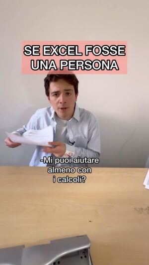 Tommaso Cassissa Instagram - Basta saper usare la funzione somma e in ufficio sarai considerato da tutti l’esperto di Excel. Chiederanno il tuo aiuto per qualsiasi cosa.
Quindi ricorda: la prima regola di Excel e non dire mai a nessuno che sai usare Excel