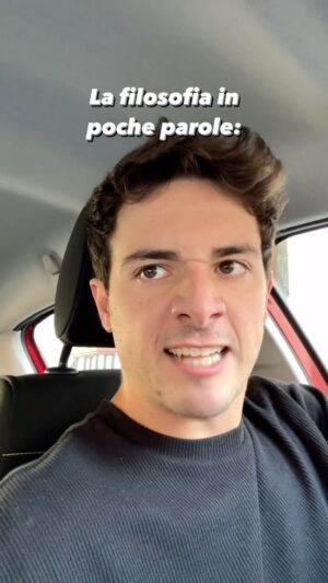 Tommaso Cassissa Instagram - Tu che studi filosofia per me ecco si alla fine dei conti sei pazzo

#inpocheparole