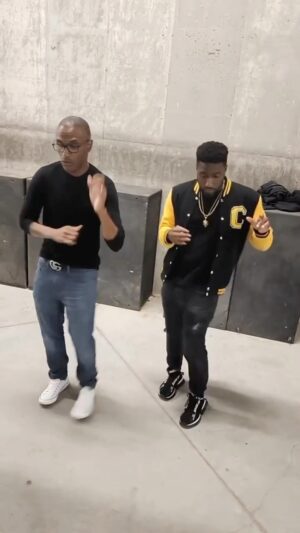 Tommy Davidson Instagram - When you link up with the homie at the Easter party @callmechoko 

#tommydavidson #comedy #comedian