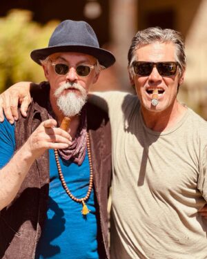Tommy Flanagan Instagram - All the love Charles x 2 ♥️ @charlesmurray_filmtv @joshbrolin 
Cigars n Harleys ..