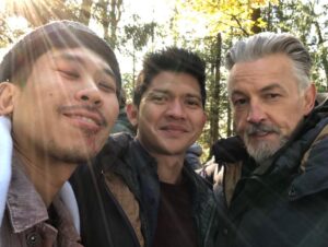 Tommy Flanagan Instagram - The journey begins! @iko.uwais @katherynwinnick @byronmann1 @iamlawrencekao #WuAssassins #WuFamily @netflix 8.8.19 @Netflix Send your WuAssasins fan art. Winner gets tap dancing lessons from @lewistanofficial @lijunli @jujuchanhk @wirthwhiletv @jenniferkaminskico amazing stunt team @dan_rizzuto @kimanikimani  costume @fks_designs ♥️