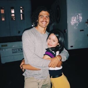 Tommy Martinez Instagram - @cierraramirez...One of the MANY women I admire on the set of @goodtrouble. Within these past few months, my life has been inundated with the empowering feminine energy. It’s very much impossible not to smile when surrounded by them. Pure love, and a thunderous force to be reckoned with. Everyday I’m on set, I’m constantly learning and growing from these human beings I’ve been blessed to work with. The wait is killing me, but January is right around the corner...awaiting for other souls, like ours, to relate and grow from the story we tell. #GoodTrouble #DasANiceHug