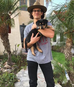 Tommy Martinez Instagram - Meet Howie, the Rottweiler Husky mix...I named him after one of my best friends, Brandon Howard, that was killed a couple of years ago. His nickname was Bhowie. A musician and a beautiful human being that I had the pleasure of calling a brother. What I do for a living today was heavily inspired by Bhowie’s undying belief and dedication to pursue what he LOVED. Keeping his name and spirit alive alongside with me. Also, I’m freaking exhausted after my first night with this little dude. Full dad mode.