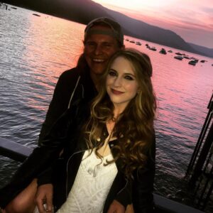 Tony Cavalero Instagram - When we were water babies 🌊 A few picture-perfect moments from over the years at Lake Tahoe 🖼️ This breathtaking place has been our sanctuary, filling our souls with serenity and inspiration since supes early on in our 'ship 🏞️✨ Now, my brilliant Annie has created a captivating collection of one-of-a-kind pendants (SWIPE RIGHT) handmade with stones from the very shores of our beloved lake (that she would pick up this winter while I cold plunged) 🥶 Get a little of the magic of Tahoe around your neck 👉 Currently available at Kalifornia Jean Bar in Truckee and coming soon online at anniecavalerojewelry.com (DM us if you want any of these sneak-peek pieces) 👏Special thanks to the talented John Apsey for capturing the essence of these stunning pieces 📸Let the Lake Tahoe love story continue... 💙💍
