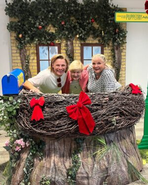 Tony Cavalero Instagram - 🍑Atlanta, you showered us with holiday puppet shows, wrap parties, tasty (and mostly deep fried) treats, and market wonders! Cherished every moment with THE MOMS and all my ATL pals! 💛💛💛