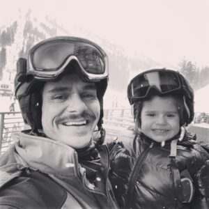 Tony Dalton Instagram - First day Skiing.