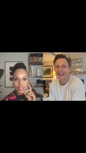Tony Goldwyn Instagram - Always love talking to you @kerrywashington 😘 2022 is not an election you want to sit out. Register to vote, get your friends and family registered, and please join me in taking action to protect our right to vote! You can listen to our full conversation here: YouTube.com/KerryWashington #PresidentsDay #StreetYouGrewUpOn