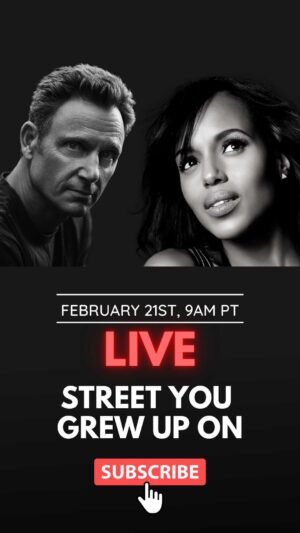 Tony Goldwyn Instagram - It's happening. This President’s Day, I’m VERY honored to join my friend @kerrywashington on a special episode of #StreetYouGrewUpOn LIVE! Don’t miss it! youtube.com/kerrywashington