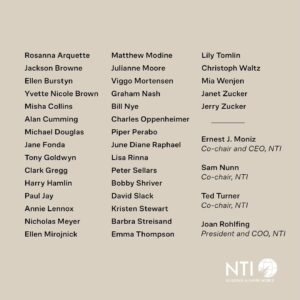 Tony Goldwyn Instagram - We don’t have to live with nuclear weapons forever. The last time we faced a dangerous nuclear arms race, the world spoke up and we eliminated 80% of global nuclear arsenals. We can finish the job and create a world that is safe, more just, and more peaceful. Together, we can #MakeNukesHistory #Oppenheimer #oscars