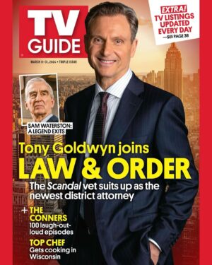 Tony Goldwyn Instagram - #TonyGoldwyn joins #LawAndOrder! Get the inside scoop on the #Scandal star’s new role as district attorney on the @nbc series inside the latest issue of TV Guide Magazine 🤩