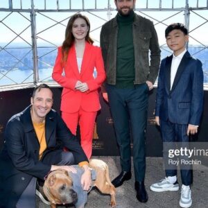 Tony Hale Instagram - The @empirestatebldg is Clifford Red in honor of the @bestfriendsanimalsociety tnite!  @jackwhitehall @darbyecamp @izaac_wang @cliffordmovie @gettyentertainment