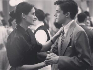 Topher Grace Instagram - #tbt to filming Mona Lisa Smile. Trivia question: Can you name the up-and-coming actress in this photo with me?