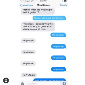 Topher Grace Instagram - One of the nice things about “the industry” is how supportive your fellow actors can be.