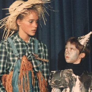 Topher Grace Instagram - #tbt first great actor I got to work with in 1987. That's @chloessevigny as the Scarecrow and me as the Tin Man