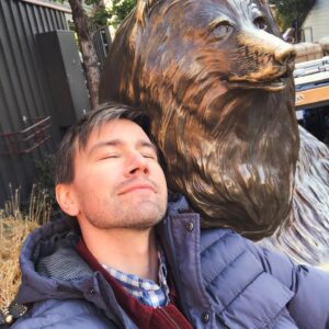 Torrance Coombs Instagram - Me and Franz down by the schoolyard