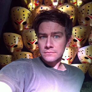 Torrance Coombs Instagram - I’m just gonna camp out in this tent with all these Jasons. What could go wrong? #ilsm