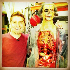 Tory Belleci Instagram - That time I made a zombie and it tried to kill me so I filled his head with Tannerite and blew him up. @tanneritesports #mythbusters #zombie #halloween