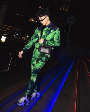 Tosh Zhang Instagram - Out & about in @DolceGabbana 🌃

#DGPS24 #DolceGabbana