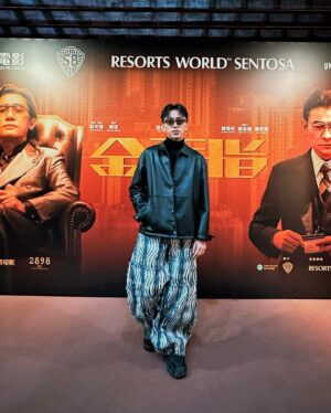 Tosh Zhang Instagram - Recently attended the Gala Premiere of #TheGoldfinger at @rwsentosa 😎 It was a treat watching the legends Tony Leung and Andy Lau together on screen and one of my personal favourite elements of the film was how they captured various eras like the 1980’s through fashion. 

The story kept me on the edge of my seat and this highly recommended film is coming to a cinema near you on 30th December 2023. Go catch it!