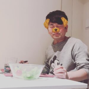 Toshifumi Fujimoto Instagram - 目を瞑ってやっっと
ちょい可愛🥺