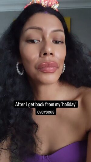 Tracey-Lee Oliver Instagram - Istg if I ever come on here looking like this?? 🤣🤣🤣🤣