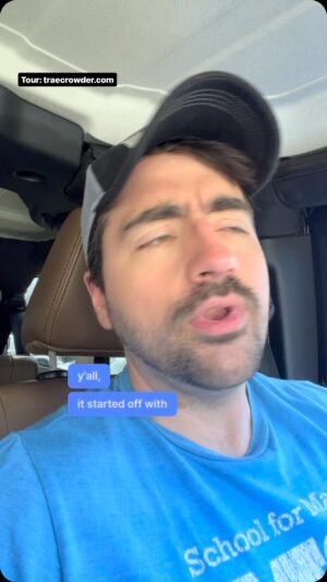 Trae Crowder Instagram - Trump sells Bibles, Biden attacks bridge, and Ronna McDaniel can’t do nothin right. #traecrowder #politicalhumor #seemelive #youknowwherethelinkis