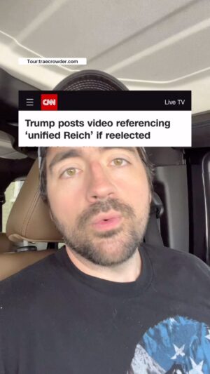 Trae Crowder Instagram - Not sure about the MAGA Reich y’all #traecrowder #politicalhumor #seemelive #linkwherethelinksgo