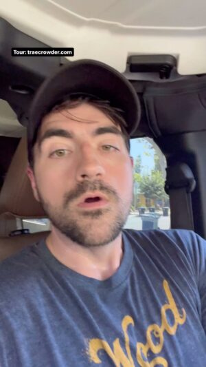 Trae Crowder Instagram - Mitch McConnell froze up again and this country is run by mummies. #traecrowder #politicalhumor #seemelive #linkinbio