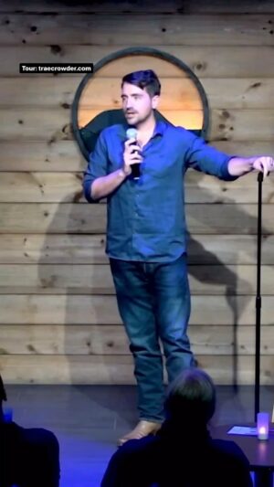 Trae Crowder Instagram - Talking about white people and Vermont, from my shows in Burlington (opening line given to me by Corey Ryan Forrester). #traecrowder #standupcomedy #seemelive #linkinbio