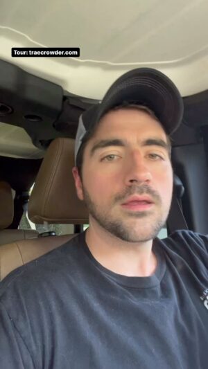 Trae Crowder Instagram - So conservatives have been trashing the military lately. That’s wild. #traecrowder #politicalhumor #seemelive #linkinbio