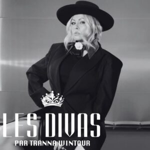 Tranna Wintour Instagram - Le premier volume du podcast LES DIVAS de @trannawintour s’annonce absolument INSANE. 😍

C’est un IMMENSE honneur que ces 5 femmes ICONIQUES, qui ont littéralement marqué l’histoire du Québec, aient accepté de se livrer au micro de notre diva en formation : Tranna Wintour. 😭❤️🙏

Une trentaine de places sont réservées pour le public. Les billets s’envoleront rapidement ; c’est une chance inouïe d’entrer dans l’intimité de ces grandes dames. Rendez-vous sur @lepointdevente pour vous procurer des billets! 🎟️ 

Les enregistrements auront lieu à @lidealmtl 
⭐️18 AVRIL 20:00 AVEC @mitsougelinas 
⭐️25 AVRIL 19:00 AVEC @mariemaireal 
⭐️2 MAI 19:00 AVEC Anne-Marie Losique
⭐️16 MAI 20:00 AVEC @joebocan 
⭐️30 MAI 19:00 AVEC @patsy.gallant