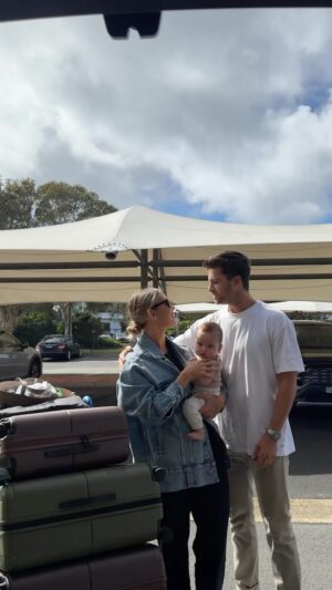 Travis Burns Instagram - Melbourne bound with P! I’ve listed everything below that made our first flight as a family SO much easier. 

- @joolzaus Aer   stroller 
- @_cozigo sleep sun cover 
- @mekebaby.au portable milk warmer 
- @bumpsuit carrier 
- @ergopouch white noise machine 
- @july suitcases