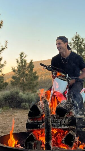 Travis Burns Instagram - Camping Trip turns into a movie