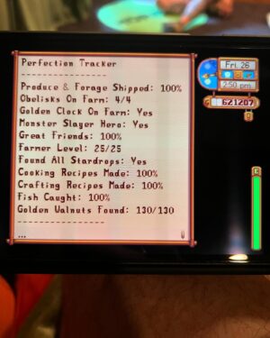 Travis McElroy Instagram - After a bunch of attempts and countless spreadsheets and checklists, I finally completed my goal in #StardewValley of achieving perfection with in the first two years! Maybe I should do it again and make a video out of it?