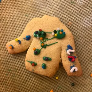 Travis McElroy Instagram - Ugly Sweater Cookies! Top three are mine. Bottom left/right are Teresa’s. Bottom middle is Bebe’s. Swipe to see the true masterpiece, Dot’s!