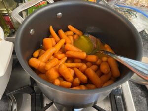 Travis McElroy Instagram - Witness the turkey, the Brussels, the carrots, the sweet potato casserole, the table full of punch/wine/cheese/shrimp/bacon wrapped dates and smokies, and more!