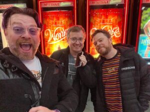 Travis McElroy Instagram - Wonka Boys! #mcelroybrothers #mbmbam #WonkaWatch