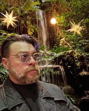 Travis McElroy Instagram - I am a secret agent in charge of guarding stars and waterfalls. (And before you ask, the amazing coat is by @volantedesign!)