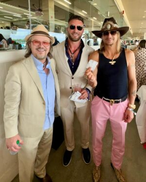 Travis Tritt Instagram - We had a fantastic time at the 150th running of the Kentucky Derby! My wife @kikireese and I have attended this event for over 25 years and we always enjoy it immensely. We had so much fun with our daughter @tylerreesetritt, so many longtime celebrity friends and some new ones too! @kikireese @tylerreesetritt #kentuckyderby #churchilldowns