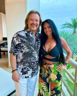 Travis Tritt Instagram - In February of 1995, a great love story, friendship and partnership began! 27 years ago on April 12, 1997 we made it official by tying the knot in front of family and friends. Our marriage has been both, blessed and a blessing to me. I never thought I would find someone who was as perfectly matched for me as @kikireese. We’ve been through good and bad, happy and sad, but we’ve always remained side by side and hand in hand. As I reflect back over the last 27 years, I realize how lucky and blessed I was to find the one true love of my life. In a world where not many couples last, we have not only lasted, but we have thrived and our love seems to have grown stronger. Happy Anniversary, Baby! I thank God for sending you to me. I love you with every fiber of my being and I always will!