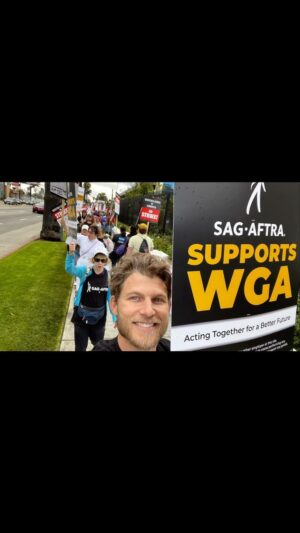Travis Van Winkle Instagram - I’ve been a Sag member for 20 years and I stand with the Writers Guild Of America.  @writersguildwest @wgaeast @wgfoundation @wgawest @sagaftra @deadline @sagaftrafound #Strike #Picket #Standup #Support #Writer #writers #wgastrong #tv #film #fair #actor #actorlife #actors