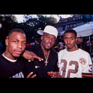 Treach Instagram - Throwback Thursday HUMAN LYRICAL LANDMARKS, @quietazmoney @treachtribe @nas In the Naughty 90's Kicking it in JERSEY