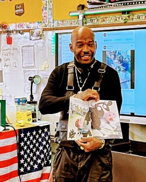Treach Instagram - The Youth is the Proof, Get @ them with the Positive Energy Early, & They will be Our Greatest Leaders in Our Future, Thank you Camden Street, School in Newark NJ for Having me Read for Our Future!!