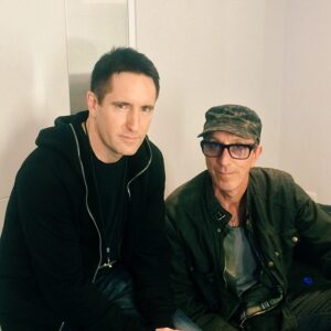 Trent Reznor Instagram - Reunited backstage with the master - Pino Palladino.